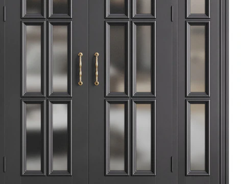 Modern entrance door 19 3D Model