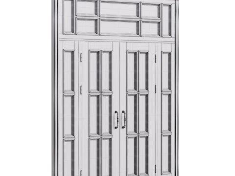 Modern entrance door 19 3D Model