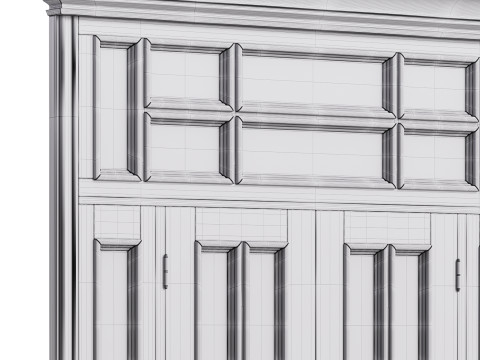 Modern entrance door 19 3D Model