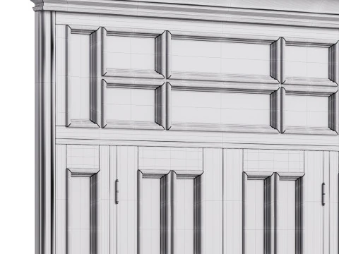 Modern entrance door 19 3D Model