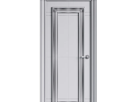 Modern entrance door 20 3D Model