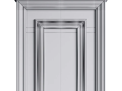 Modern entrance door 20 3D Model