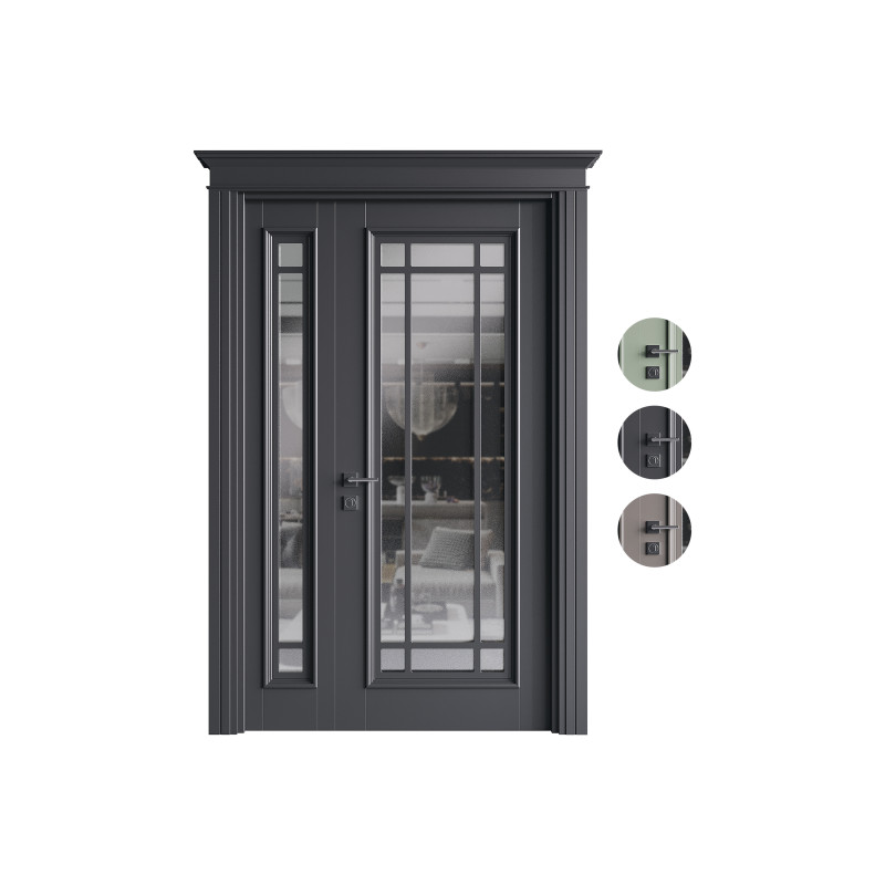 Modern entrance door 21 3D Model .c4d .max .obj .3ds .fbx .stl .blend 