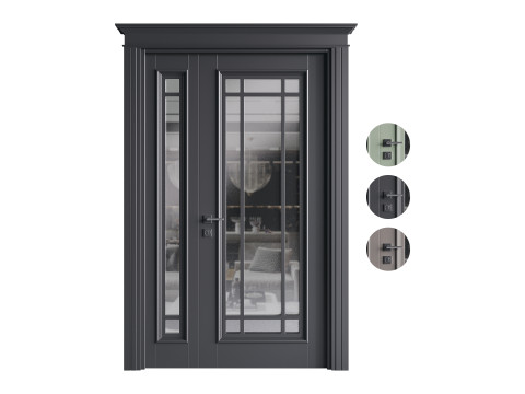 Modern entrance door 21 3D Model
