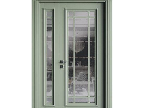 Modern entrance door 21 3D Model