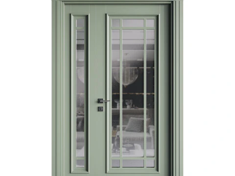 Modern entrance door 21 3D Model