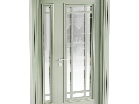 Modern entrance door 21 3D Model