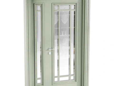 Modern entrance door 21 3D Model