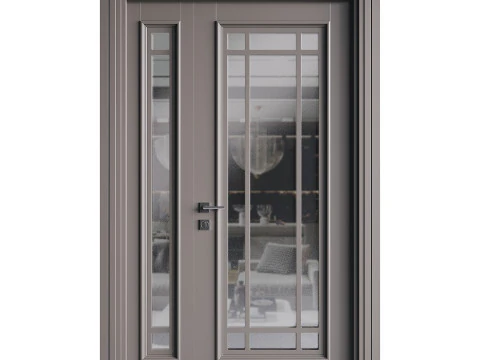 Modern entrance door 21 3D Model