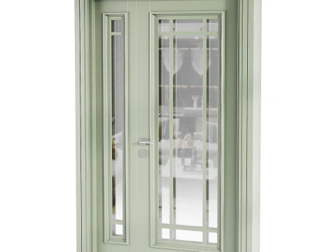 Modern entrance door 21 3D Model