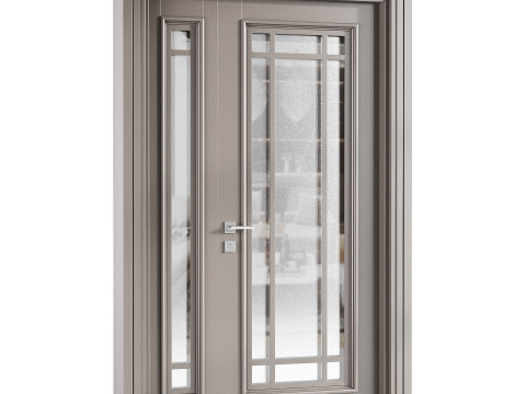 Modern entrance door 21 3D Model