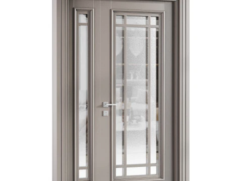 Modern entrance door 21 3D Model