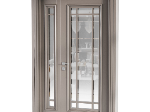 Modern entrance door 21 3D Model