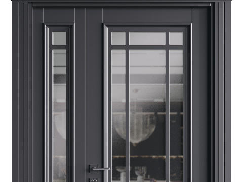 Modern entrance door 21 3D Model