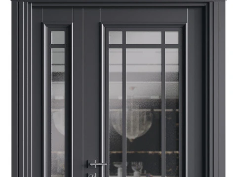 Modern entrance door 21 3D Model