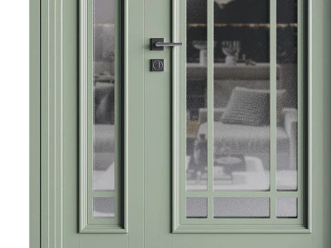 Modern entrance door 21 3D Model