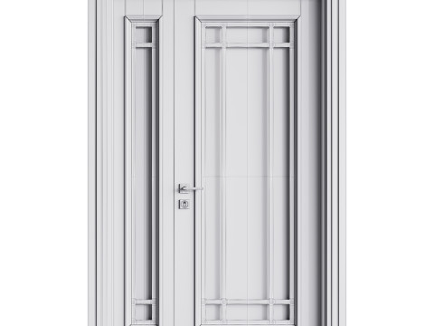 Modern entrance door 21 3D Model