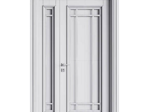 Modern entrance door 21 3D Model