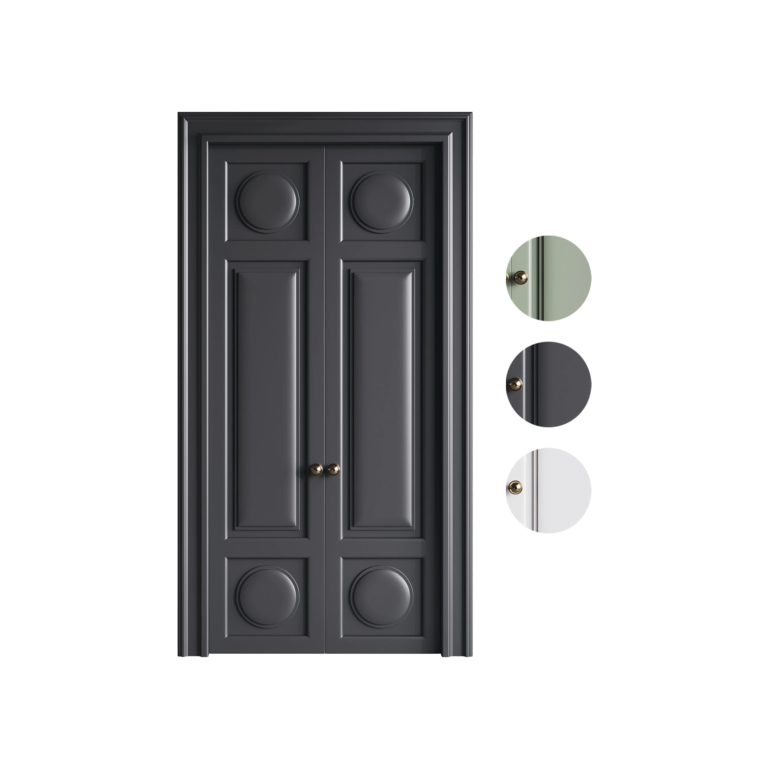 Modern entrance door 22 3D Model .c4d .max .obj .3ds .fbx .stl .blend 