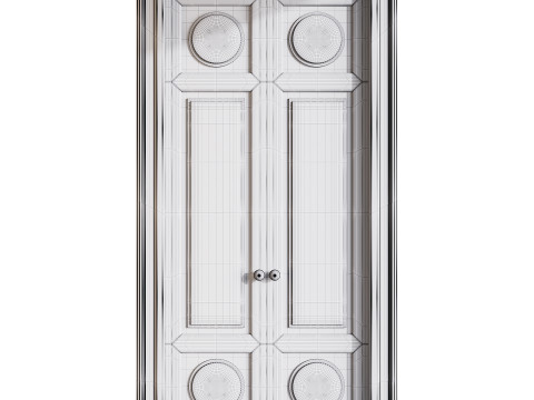 Modern entrance door 22 3D Модель