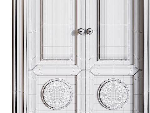 Modern entrance door 22 3D Модель