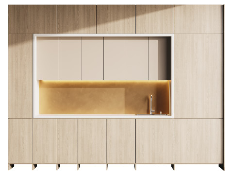 Modern kitchen 01 3Dモデル