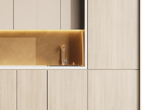Modern kitchen 01 3Dモデル