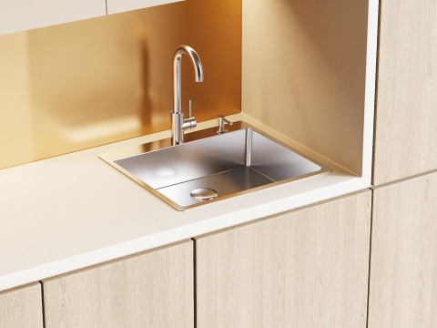 Modern kitchen 01 3Dモデル