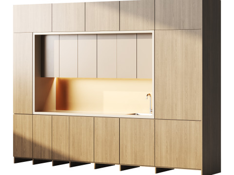 Modern kitchen 01 3Dモデル