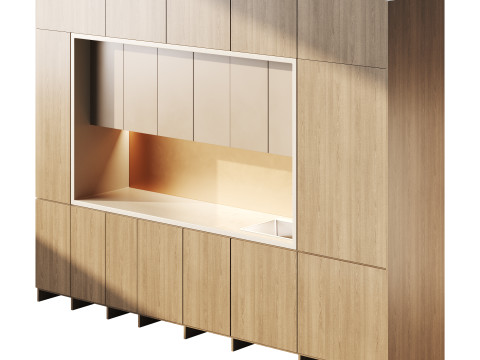 Modern kitchen 01 3Dモデル