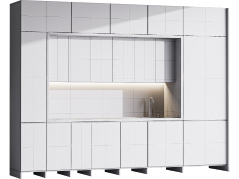 Modern kitchen 01 3Dモデル