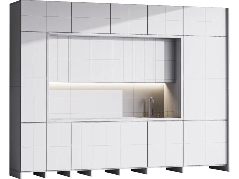 Cozinha moderna 01 Modelo 3D