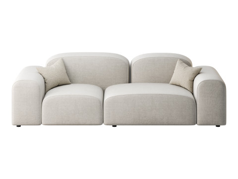 Modern Solid Sofa 3D Model