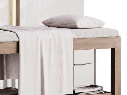 Modern spa and accessories 3D Model