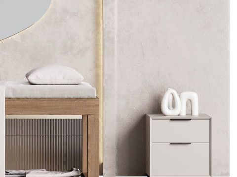 Modern spa and accessories 3D Model