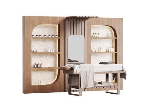 Modern spa and accessories 01 Model 3D
