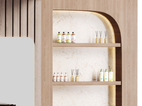 Modern spa and accessories 01 3D Model