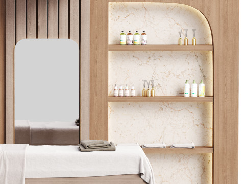 Modern spa and accessories 01 3D Model