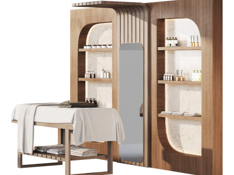 Modern spa and accessories 01 3D Model