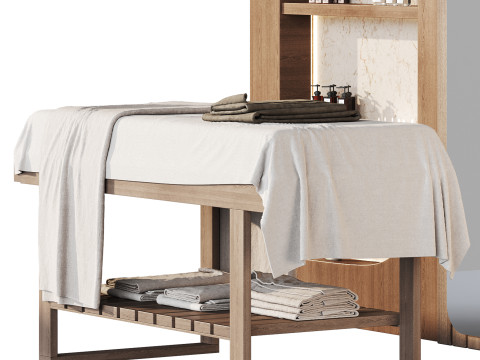 Modern spa and accessories 01 3D Model