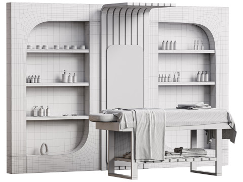 Modern spa and accessories 01 3D Model