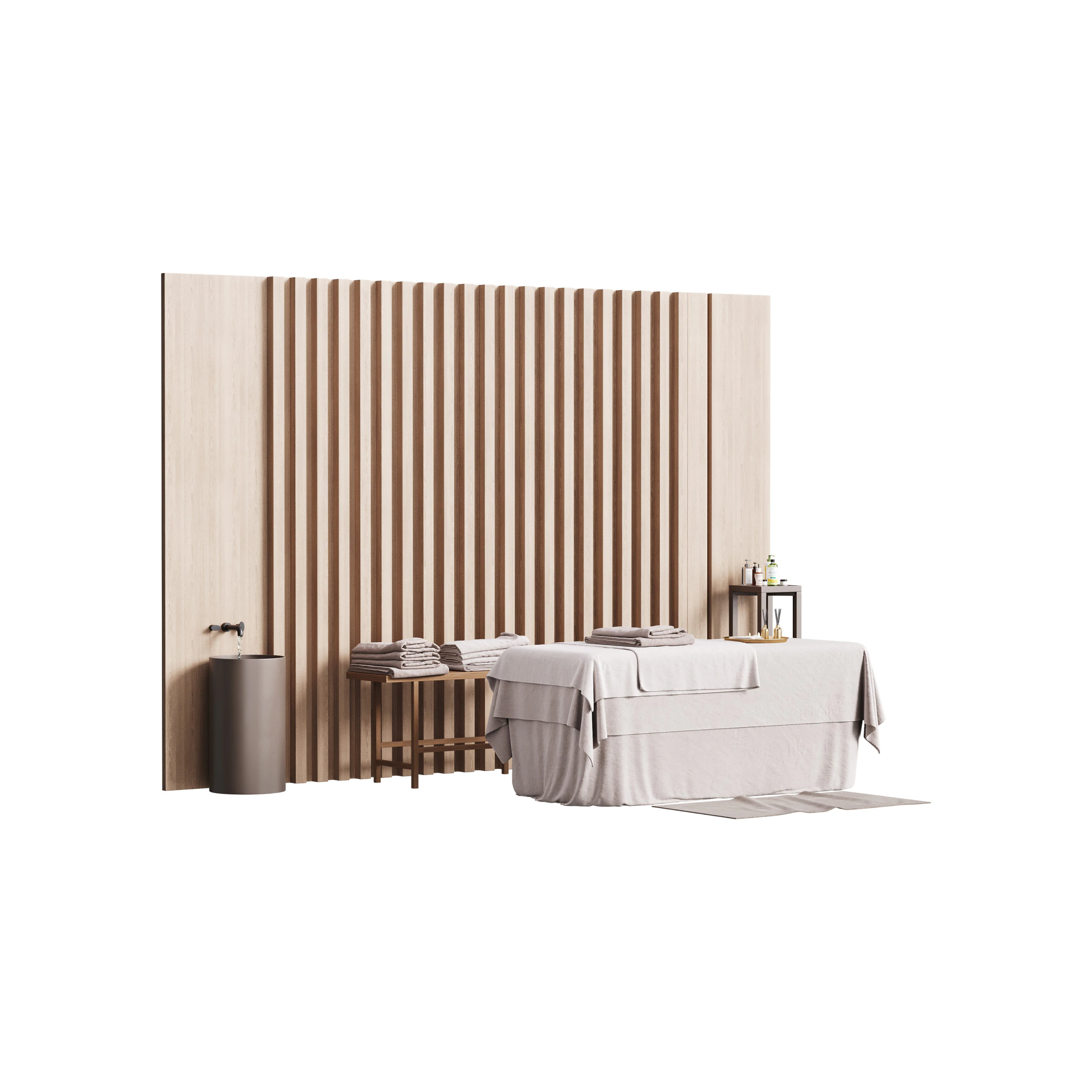 Modern spa and accessories 02 3D Model .c4d .max .obj .3ds .fbx .stl .blend