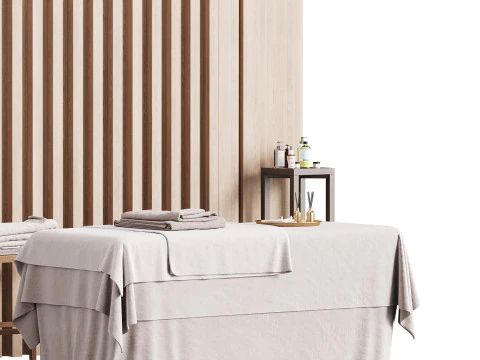Modern spa and accessories 02 3D Model