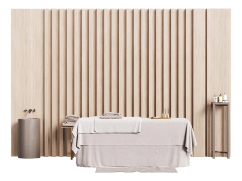 Modern spa and accessories 02 3D Model