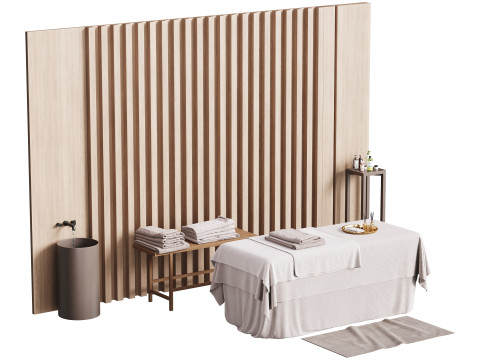 Modern spa and accessories 02 3Dモデル