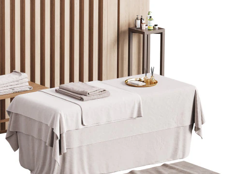 Modern spa and accessories 02 3D Model