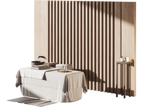 Modern spa and accessories 02 3D Model