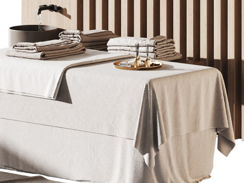 Modern spa and accessories 02 3Dモデル