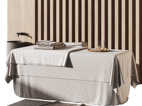 Modern spa and accessories 02 3Dモデル