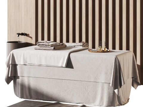 Modern spa and accessories 02 3D Model